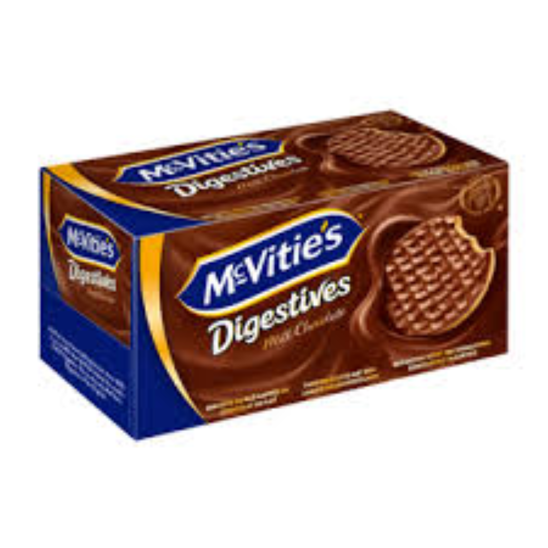 McVITIES DIGESTIVE MILK CHOCOLATE 200G